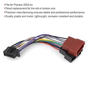 Amazon.com: pioneer harness adapter,pioneer to iso,pioneer